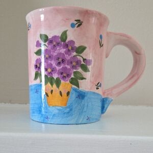 Floral Hand-Painted Mug